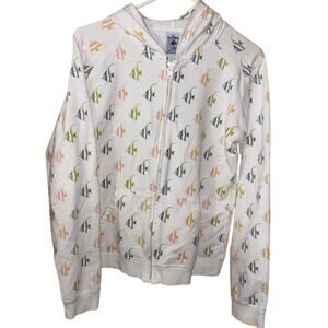 Guy Harvey by Aftco Bluewater women’s angelfish full zip hoodie medium